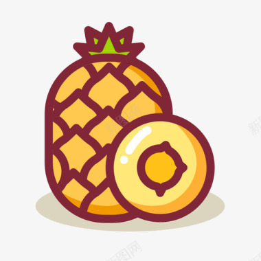 菠萝干图标