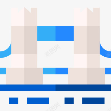 英国塔桥34号平坦图标