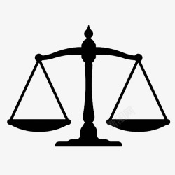 计重计重秤等臂平衡规模法矢量司法概念平衡法律系统剪出侧高清图片