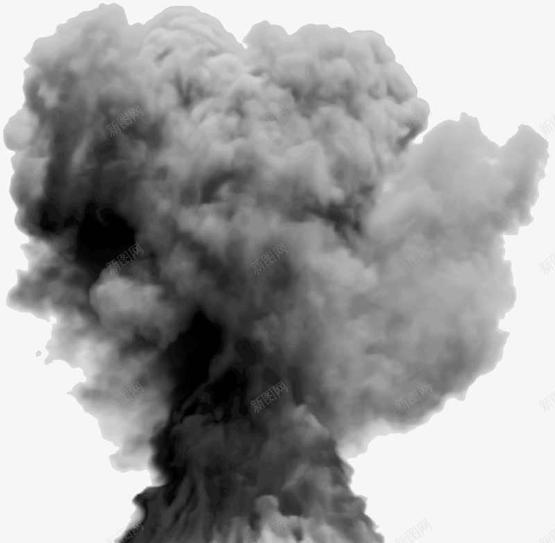 烟雾爆炸由HZ设计png免抠素材_新图网 https://ixintu.com 烟雾 爆炸 设计