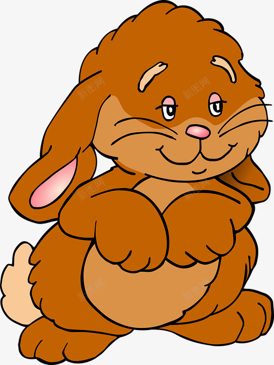 动物兔子有色漫画搞笑野兔兔png免抠素材_新图网 https://ixintu.com 动物 兔子 有色 漫画 搞笑 野兔