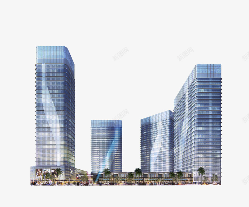 绿地建筑png免抠素材_新图网 https://ixintu.com 绿地 建筑