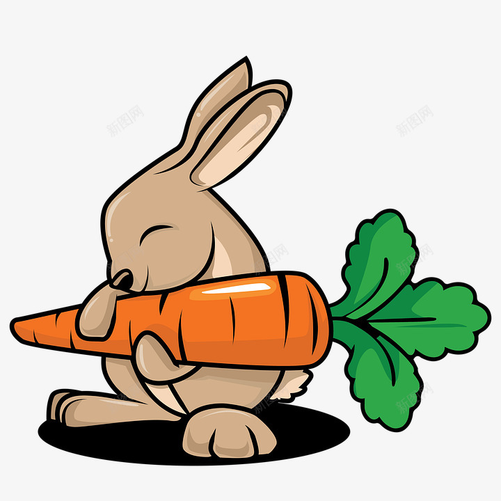兔漫画搞笑可爱复活节png免抠素材_新图网 https://ixintu.com 漫画 搞笑 可爱 复活节