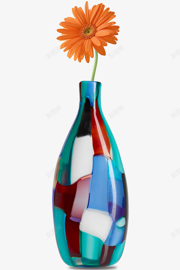 彩色创意拼接花瓶png免抠素材_新图网 https://ixintu.com 彩色 创意 拼接 花瓶