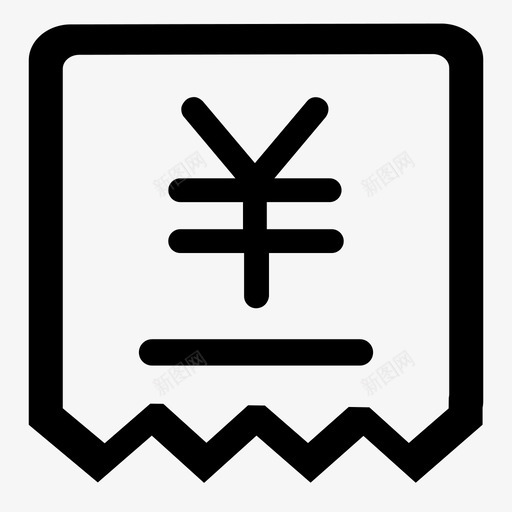 发票iconsvg_新图网 https://ixintu.com 发票