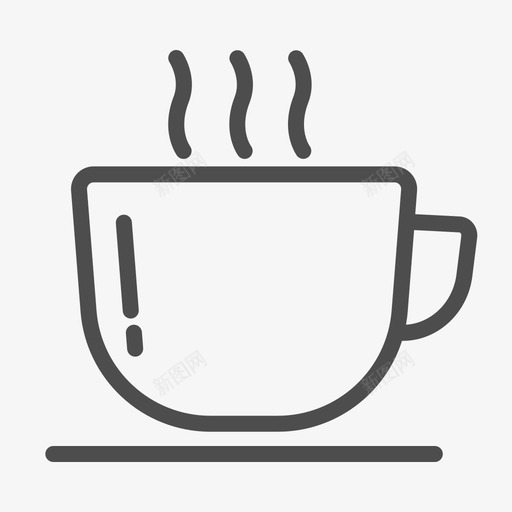icon咖啡茶饮店svg_新图网 https://ixintu.com 咖啡 咖啡茶 茶饮