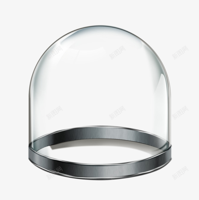 玻璃质感罩PS处理有分层png免抠素材_新图网 https://ixintu.com 分层 处理 玻璃 玻璃罩子 玻璃质 质感