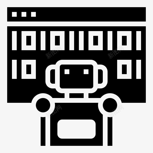 二进制代码机器人工程11字形svg_新图网 https://ixintu.com 二进制 代码 机器人 工程 字形