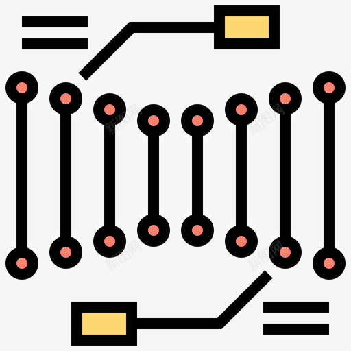 Dna结构献血76线性颜色svg_新图网 https://ixintu.com 结构 献血 线性 颜色
