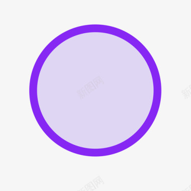 圆形紫色图标