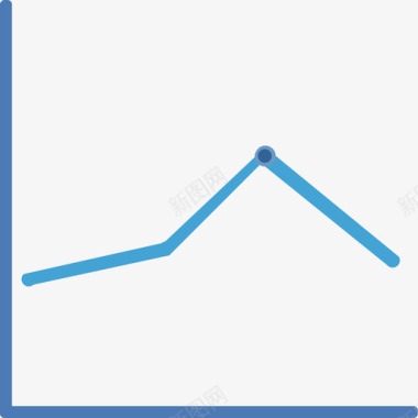 基础折线图图标