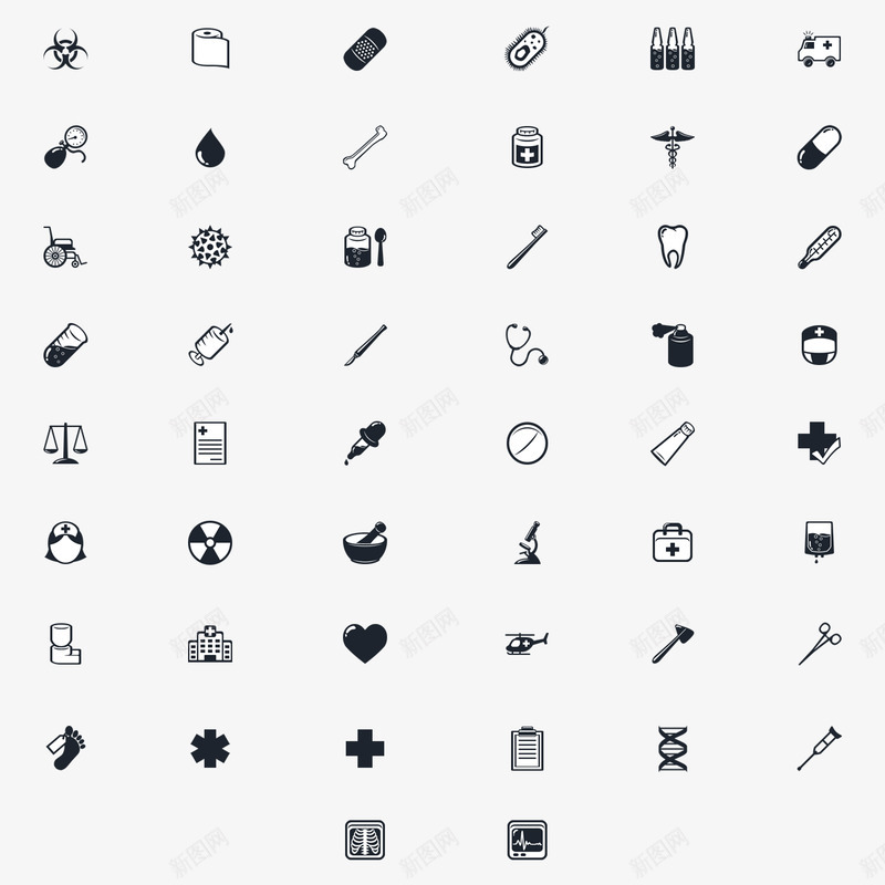 医院医疗小图标png_新图网 https://ixintu.com 医院 医疗 图标