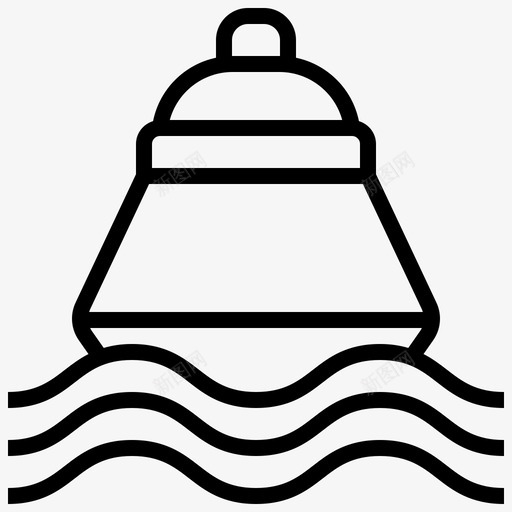 浮标潜水元件3线性svg_新图网 https://ixintu.com 浮标 潜水 元件 线性