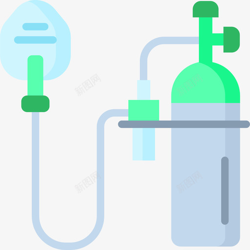 氧气面罩紧急情况46扁平svg_新图网 https://ixintu.com 氧气 面罩 紧急 情况 扁平