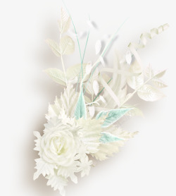 唯美欧式复古纹理鸽子花卉婚礼装饰图案手账51素材