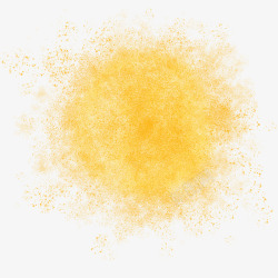 金色圆形分散颗粒素材