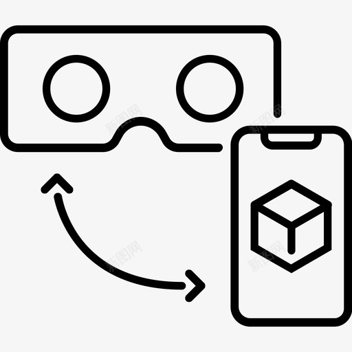 护目镜装备现实svg_新图网 https://ixintu.com 虚拟 护目镜 装备 现实 虚拟现实