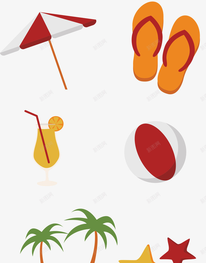 卡通矢量椰子树球饮料果汁太阳伞png免抠素材_新图网 https://ixintu.com 卡通 矢量 椰子树 饮料 果汁 太阳伞