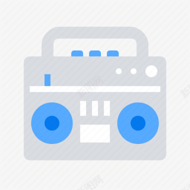 音箱收音机音乐图标图标