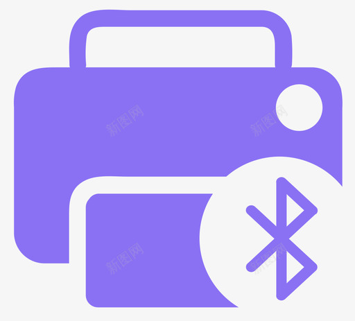 蓝牙打印svg_新图网 https://ixintu.com 蓝牙 打印