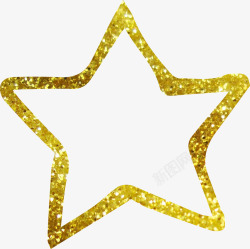 唯美金色星空月亮照片边框星座海报卡片PSD免扣设计素材