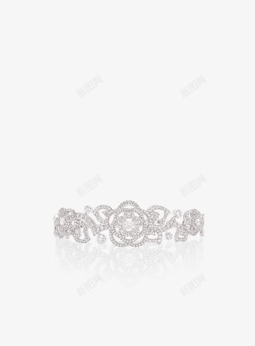 CAMLIA系列18K白金手链镶嵌钻石png_新图网 https://ixintu.com 系列 白金 手链 镶嵌 钻石