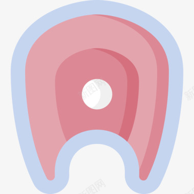鲑鱼健康食品52扁平图标
