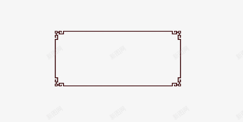 中国风方框png免抠素材_新图网 https://ixintu.com 中国 国风 方框