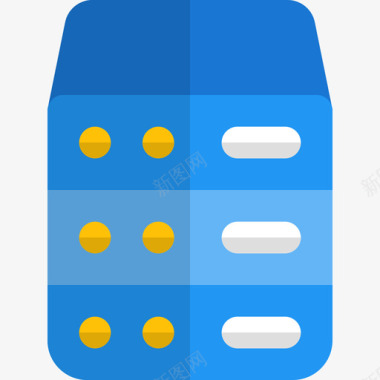 堆叠web应用程序数据库平面图标