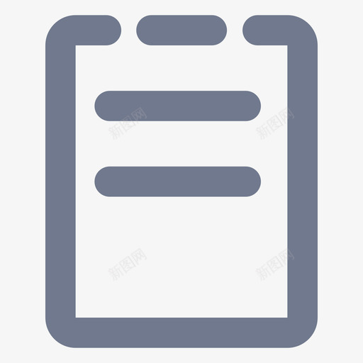 prejectsvg_新图网 https://ixintu.com 工单 表格 本子 扁平 简约 单色 填充 圆润