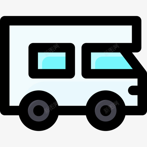 小型货车运输188线性颜色svg_新图网 https://ixintu.com 小型 货车 运输 运输线 线性 颜色