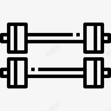 举重运动运动元素图标