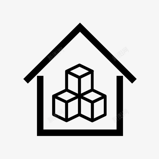 箱式泵房svg_新图网 https://ixintu.com 箱式 泵房