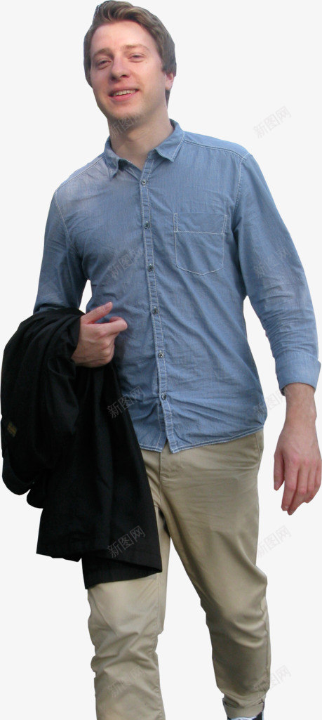 男人休闲走着拿着休闲服微笑摆弄姿势动作png免抠素材_新图网 https://ixintu.com  人物  男人 休闲 走着 拿着 休闲服 微笑 摆弄 姿势 动作 