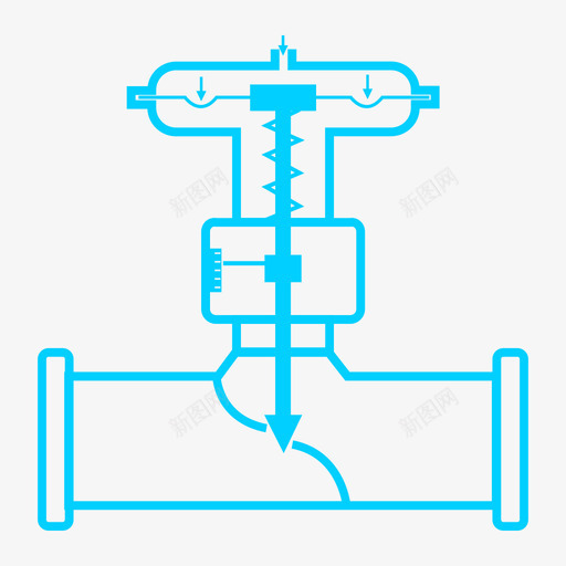 气动薄膜阀svg_新图网 https://ixintu.com 气动 薄膜