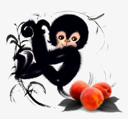 2016年猴年祝大家猴美猴美2016年猴年祝大家猴素材