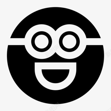 笑脸表情符号ikigai表情符号图标