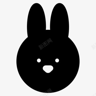 兔子动物小兔图标