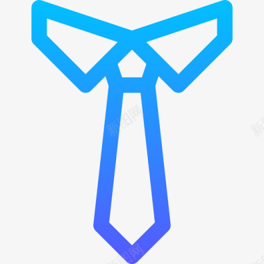 领带商务535直线颜色图标
