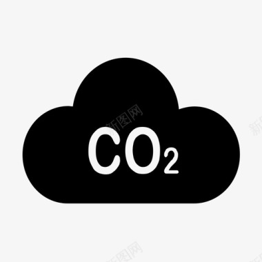碳排放量图标
