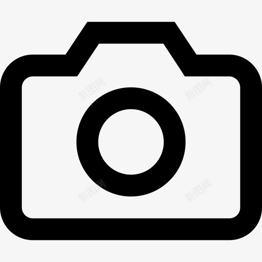 基础图标XC照相机svg_新图网 https://ixintu.com 照相机 基础 图标 单色 线性 扁平 简约 圆润 方正