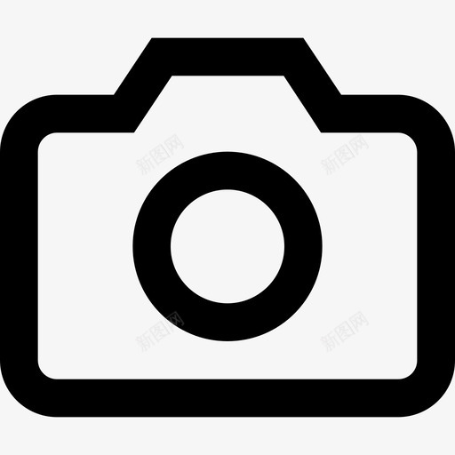 基础图标XC照相机svg_新图网 https://ixintu.com 照相机 基础 图标 单色 线性 扁平 简约 圆润 方正