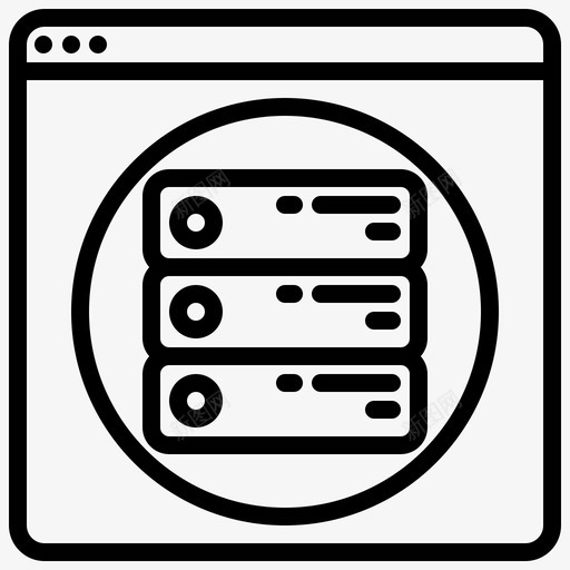 浏览器网络托管84线性svg_新图网 https://ixintu.com 浏览器 网络 托管 线性