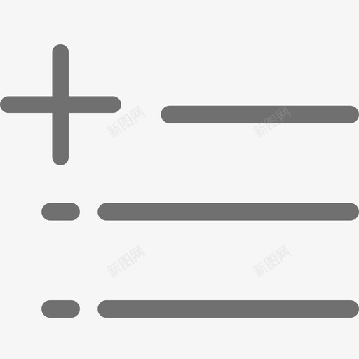 新建列表项01svg_新图网 https://ixintu.com 新建 列表 表项