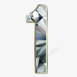 钻石水晶数字00002素材