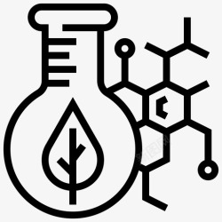 无色素图标叶绿素化学萃取高清图片