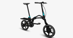 产品设计工业设计黑色折叠自行车电动自行车peuge素材