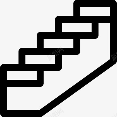 楼梯房地产263直线图标