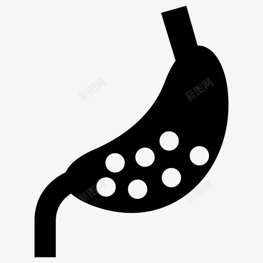 胃身体疾病svg_新图网 https://ixintu.com 身体 疾病 健康 医疗 胃痛