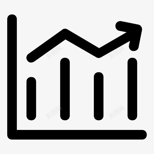 柱状图svg_新图网 https://ixintu.com 柱状 线性 扁平 简约 精美 单色 商务 圆润